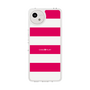 スリムプロテクションケース［ Big Border - Pink ］