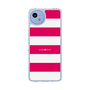 スリムプロテクションケース［ Big Border - Pink ］