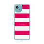 スリムプロテクションケース［ Big Border - Pink ］