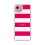 スリムプロテクションケース［ Big Border - Pink ］
