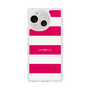 スリムプロテクションケース［ Big Border - Pink ］