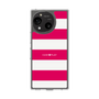 スリムプロテクションケース［ Big Border - Pink ］