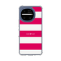 スリムプロテクションケース［ Big Border - Pink ］