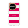 スリムプロテクションケース［ Big Border - Pink ］