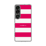 スリムプロテクションケース［ Big Border - Pink ］