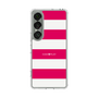 スリムプロテクションケース［ Big Border - Pink ］