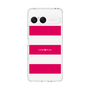 スリムプロテクションケース［ Big Border - Pink ］