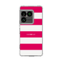 スリムプロテクションケース［ Big Border - Pink ］