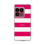 スリムプロテクションケース［ Big Border - Pink ］