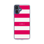 スリムプロテクションケース［ Big Border - Pink ］