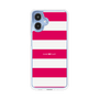 スリムプロテクションケース［ Big Border - Pink ］