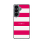 スリムプロテクションケース［ Big Border - Pink ］