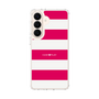 スリムプロテクションケース［ Big Border - Pink ］