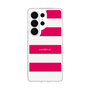 スリムプロテクションケース［ Big Border - Pink ］