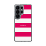 スリムプロテクションケース［ Big Border - Pink ］