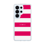 スリムプロテクションケース［ Big Border - Pink ］