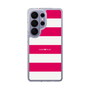 スリムプロテクションケース［ Big Border - Pink ］