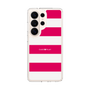 スリムプロテクションケース［ Big Border - Pink ］