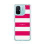 スリムプロテクションケース［ Big Border - Pink ］
