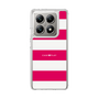 スリムプロテクションケース［ Big Border - Pink ］