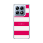 スリムプロテクションケース［ Big Border - Pink ］