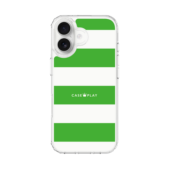 スリムプロテクションケース［ Big Border - Green ］