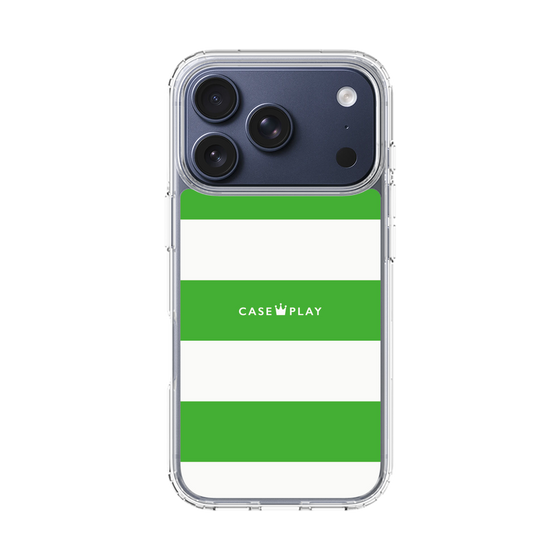 スリムプロテクションケース［ Big Border - Green ］