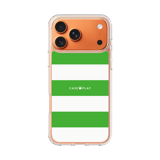 スリムプロテクションケース［ Big Border - Green ］