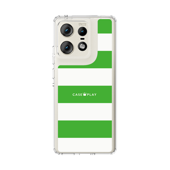 スリムプロテクションケース［ Big Border - Green ］