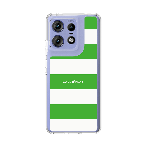 スリムプロテクションケース［ Big Border - Green ］