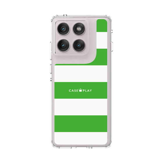 スリムプロテクションケース［ Big Border - Green ］