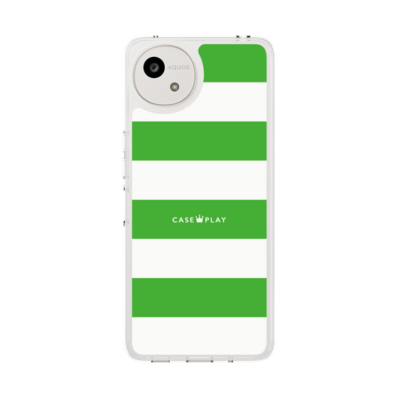 スリムプロテクションケース［ Big Border - Green ］