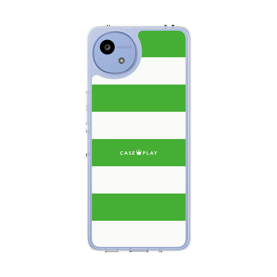 スリムプロテクションケース［ Big Border - Green ］