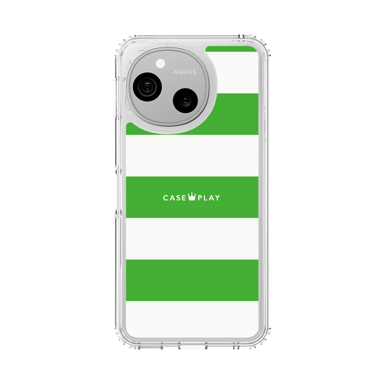 スリムプロテクションケース［ Big Border - Green ］