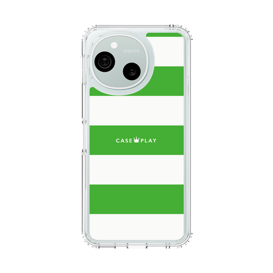 スリムプロテクションケース［ Big Border - Green ］