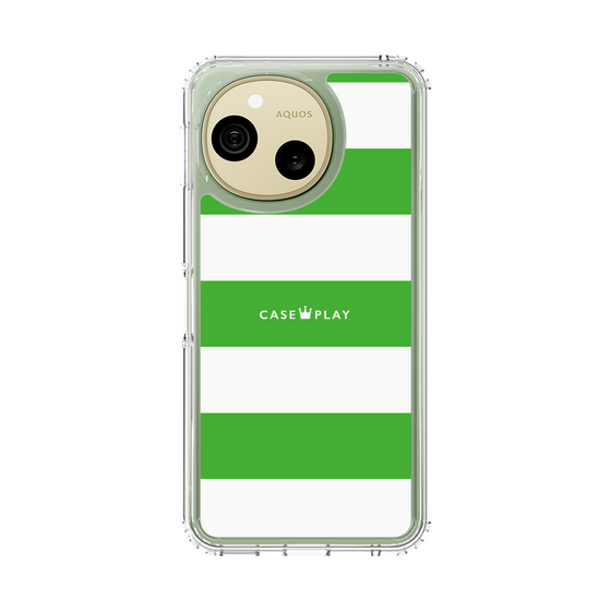 スリムプロテクションケース［ Big Border - Green ］