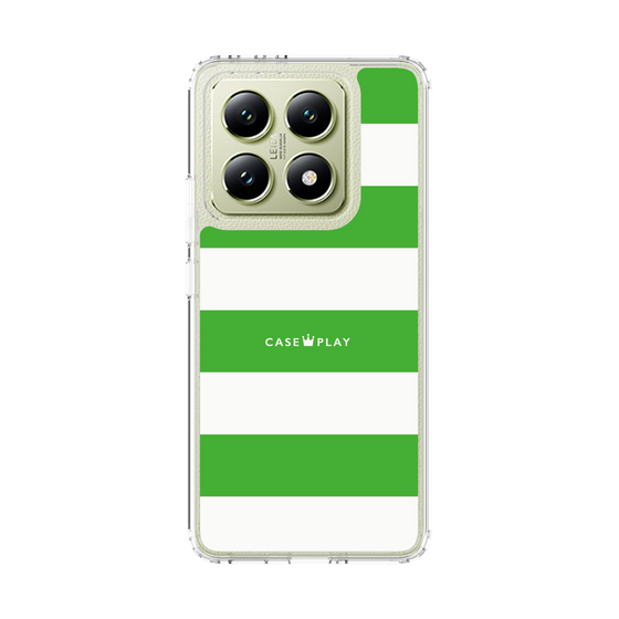 スリムプロテクションケース［ Big Border - Green ］