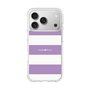 スリムプロテクションケース［ Big Border - Purple ］