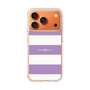 スリムプロテクションケース［ Big Border - Purple ］