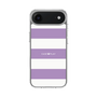 スリムプロテクションケース［ Big Border - Purple ］