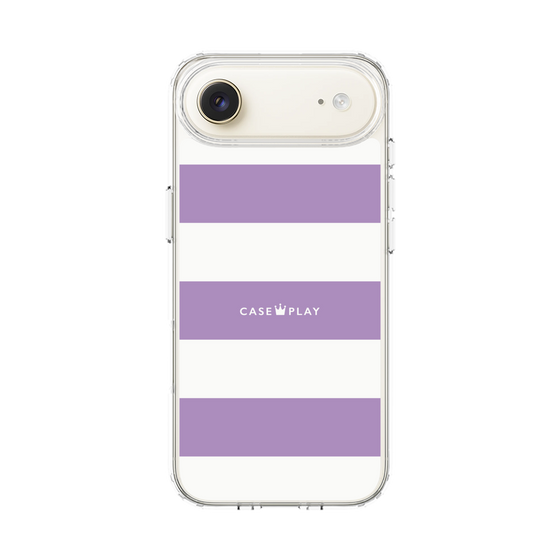 スリムプロテクションケース［ Big Border - Purple ］