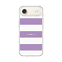 スリムプロテクションケース［ Big Border - Purple ］