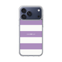 スリムプロテクションケース［ Big Border - Purple ］