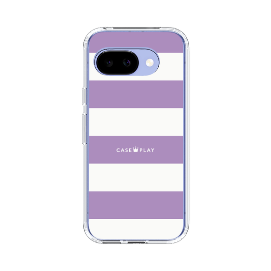 スリムプロテクションケース［ Big Border - Purple ］