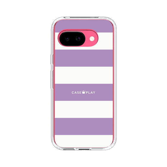 スリムプロテクションケース［ Big Border - Purple ］