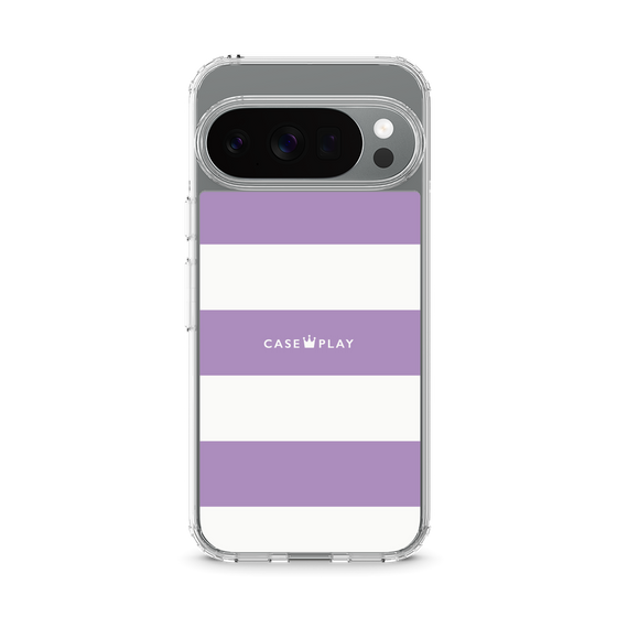 スリムプロテクションケース［ Big Border - Purple ］