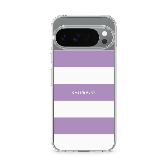 スリムプロテクションケース［ Big Border - Purple ］
