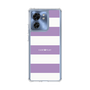 スリムプロテクションケース［ Big Border - Purple ］