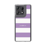 スリムプロテクションケース［ Big Border - Purple ］