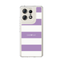 スリムプロテクションケース［ Big Border - Purple ］